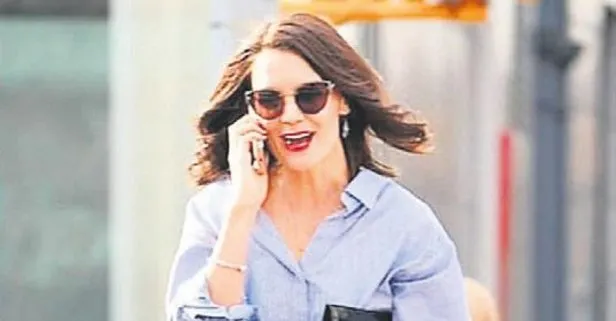 Katie Holmes da moda konusunda tercihini Türk markasından yana kullandı