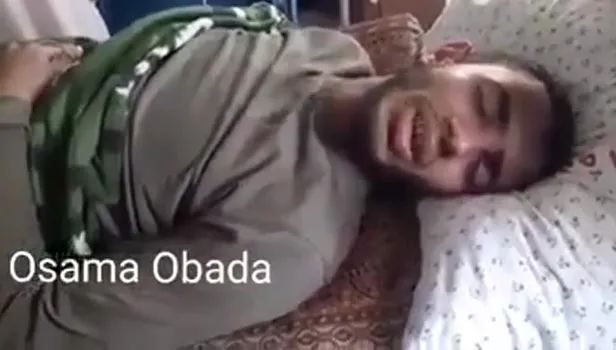 Yaralı Filistinli gözyaşlarına boğdu