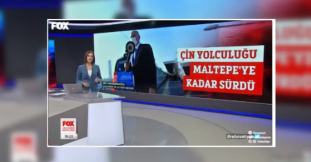 FOX TV yalanda sınır tanımıyor: Çin’e giden ilk ihracat trenini Maltepe’de durdurdular!
