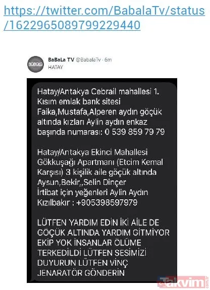 Oğuzhan Uğur'un sahibi olduğu Babala isimli sosyal medya hesabı “Baraj patladı” yalanı ve paylaştığı sahte ihbarları tek tek sildi - 10