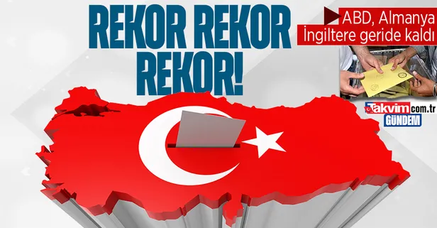 Cumhurbaşkanlığı ve Milletvekili seçimlerine katılımda rekor! OECD ülkeleri arasında 3. oldu!