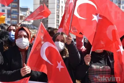 Şırnak, PKK terörüne lanet etti! Binlerce kişi ellerinde bayraklarla sokağa döküldü: Şehitler ölmez, vatan bölünmez
