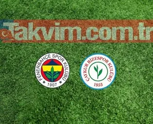 ZTK'da son 16 heyecanı! Fenerbahçe'nin Çaykur Rizespor karşısındaki 11'i belli oldu