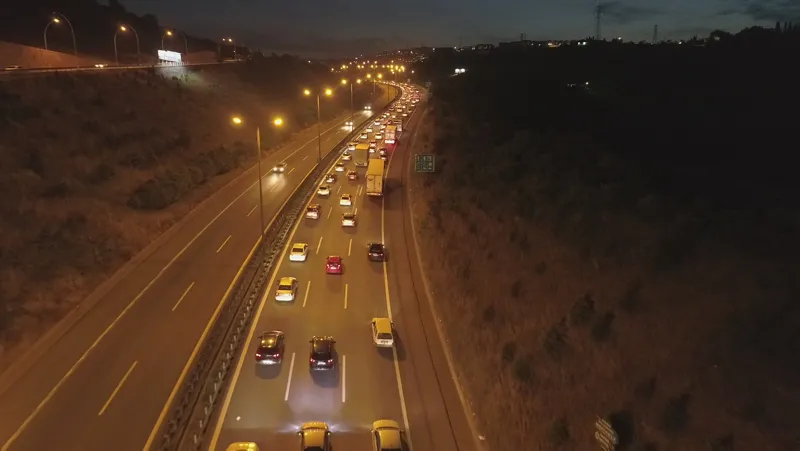 Bayram tatili dönüş trafiği başladı - 8