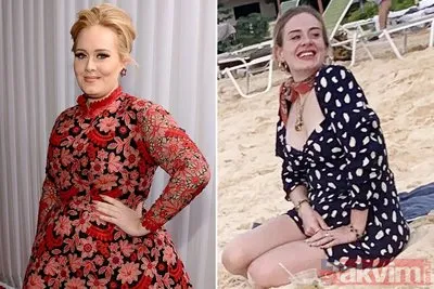 45 kilo veren adele in son hali