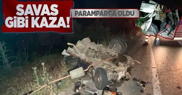 Savaş gibi kaza