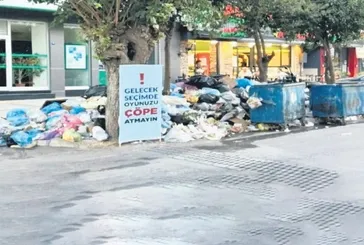 İzmir'de klasik çöp sorunu