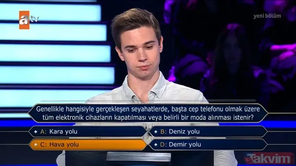 Kim Milyoner Olmak İster'de Fenerbahçe sorusu! Tuttuğu takımın rengini bilemedi veda etti! Kenan İmirzalıoğlu: 'Galatasaray mı sandın?' - 14