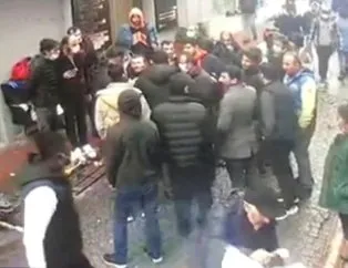 İstanbul’da hırsıza esnaf dayağı