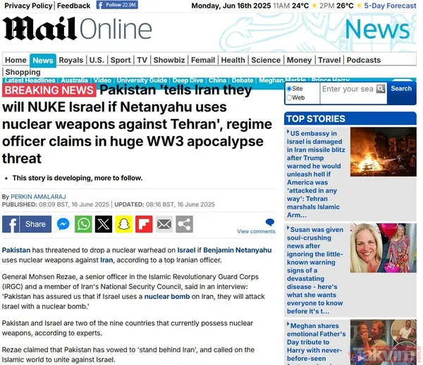 İngiliz basını İranlı generalin ağzından yazdı: İsrail nükleer ateşlerse Pakistan İsrail'i vuracak | Hangi ülkede ne kadar silah var? - 8