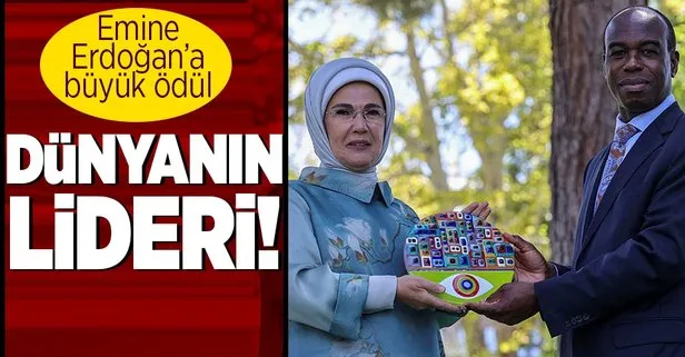 Emine Erdoğan’a iklim liderlik ödülü