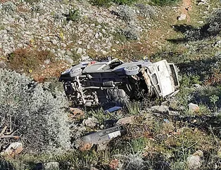 İşçileri taşıyan araç şarampole uçtu! Acı haber geldi