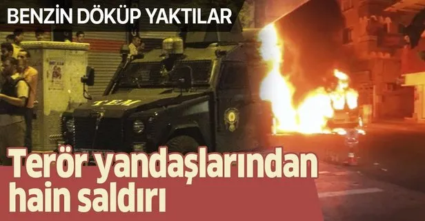 Son dakika: Diyarbakır’da terör yandaşlarından hain saldırı! Yolcu minibüsünü ateşe verdiler