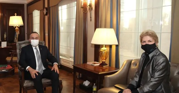 Dışişleri Bakanı Mevlüt Çavuşoğlu, Birleşmiş Milletler Kıbrıs Özel Danışmanı Jane Holl Lute ile görüştü