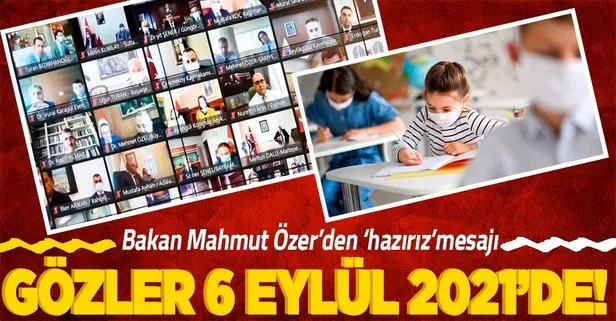 Bakan Özer’den ’eğitim’ açıklaması! 6 Eylül’de...