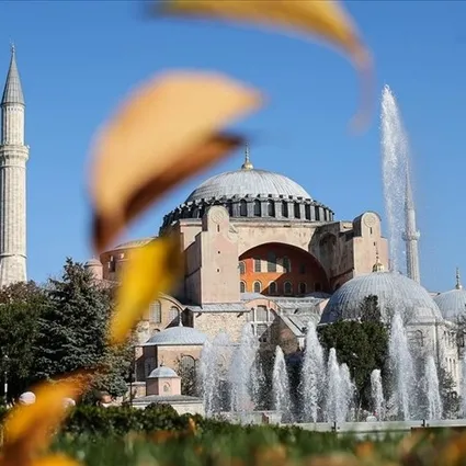 Tarihi minare aslına uygun ihya edildi: Ayasofya’da II. etap çalışmaları sürüyor