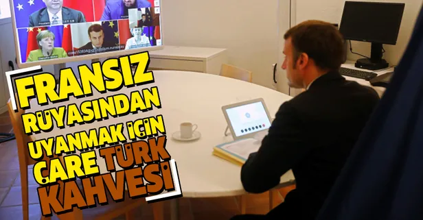 SON DAKİKA: Fransa Cumhurbaşkanı Emmanuel Macron AB-Çin liderler zirvesine katıldığı masada dikkat çeken Türk kahvesi detayı