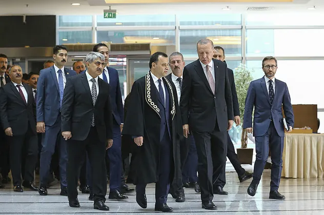 Başkan Erdoğan AYM'de yemin törenine katıldı