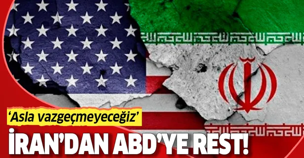 Son dakika haberi: İran'dan ABD'ye rest: Nükleer silah politikamızdan asla vazgeçmeyeceğiz