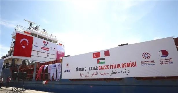 Türkiye’den Gazze’ye bir yardım gemisi daha! Gazze için 1900 tonluk insani yardım gemisi Mersin’den yola çıktı