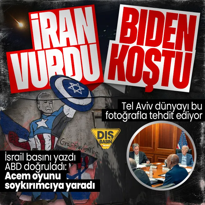 Tel Aviv dünyayı bu fotoğrafla tehdit ediyor! İsrail basını yazdı ABD doğruladı: İran saldırısı soykırımcıya yaradı