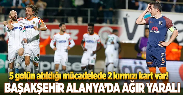 Başakşehir Alanya'da ağır yaralı!