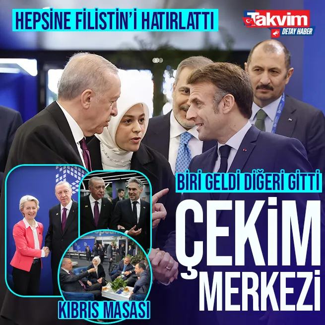 Avrupa Siyasi Topluluğu Zirvesinde ilgi odağı Başkan Erdoğan! Peş peşe temaslar: Ursula von der Leyen, Macron, Hristodulidis...