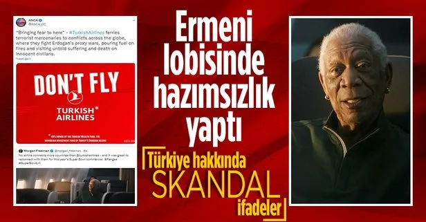 Ermeni lobisi Morgan Freeman’ın THY reklamında oynamasını hazmedemedi! Türkiye hakkında skandal ifadeler