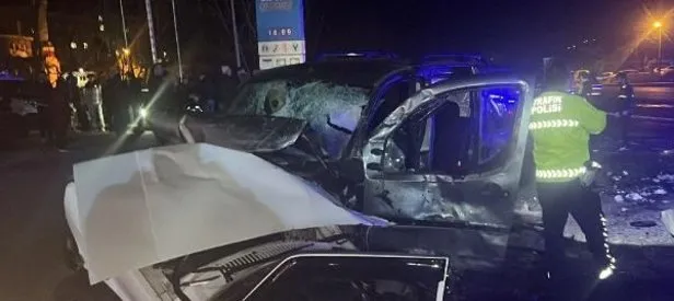 Araç ikiye bölündü: Bir kişi öldü