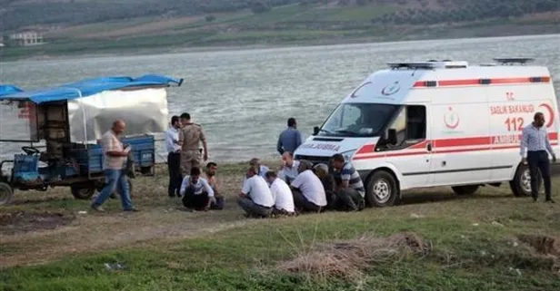 Hatay'da baraj göletine giren baba ve üvey iki kızı kayboldu