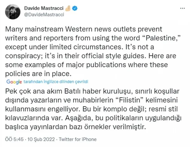 Deutsche Welle, CBC, BBC, Associated Press ve Los Angeles Time'dan çalışanlarına skandal 'Filistin' talimatı: Yok sayın, görmeyin-2