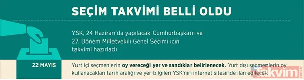 24 Haziran seçim takvimi! - 14