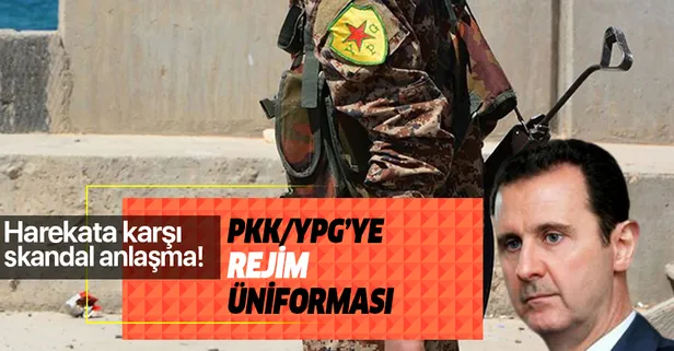 Köşeye sıkışan PKK/YPG'ye Esed üniforması!