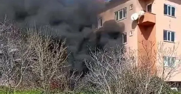 Son dakika: Ataşehir’de iş yeri yangını!