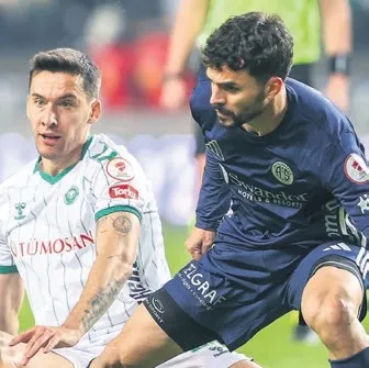 Konya tek attı 3 puan kaptı