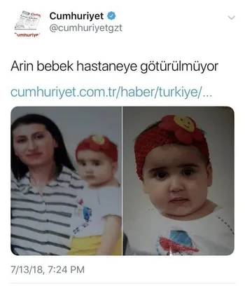 Kripto gazete Yeni Asya bebek istismarı ile terörist aklama peşinde