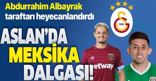 Galatasaray’da transferde hareketli saatler! Javier Hernandez, Herrera ve Gignac listede