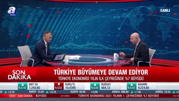 SON DAKİKA HABER! Büyüme rakamları açıklandı! 2021 ilk çeyrekte Türkiye'den tarihi performans