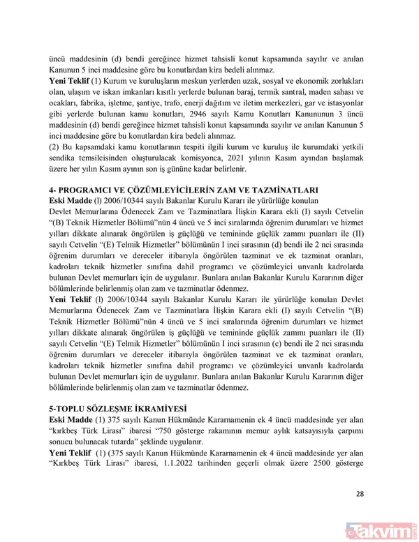 Sendikalar memur ve memur emeklisi için ne talep etti? Memur toplu sözleşme zammı yüzde kaç? İşte detaylar... - 32