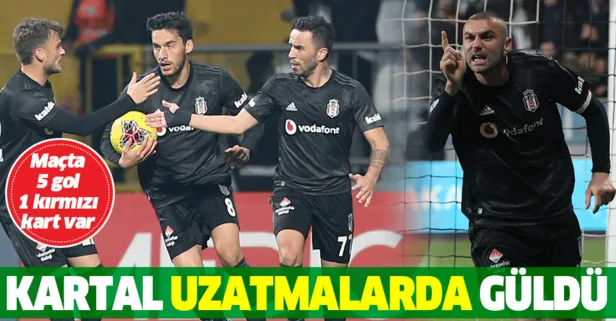 Kartal uzatmalarda güldü! Kasımpaşa 2-3 Beşiktaş MAÇ SONUCU