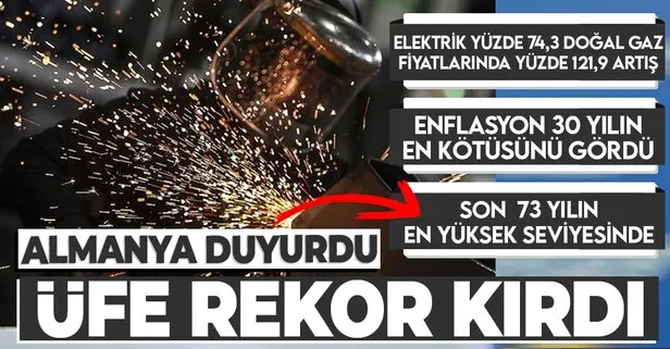 Almanya ÜFE’sini duyurdu! 73 yılın en yüksek seviyesinde