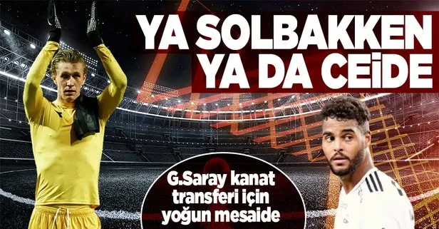 Galatasaray’dan kanat transferi için hızladı! Ya Solbakken ya da Ceide