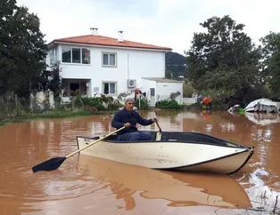 Datça'da şiddetli yağmur hayatı felç etti! Vatandaş isyanda