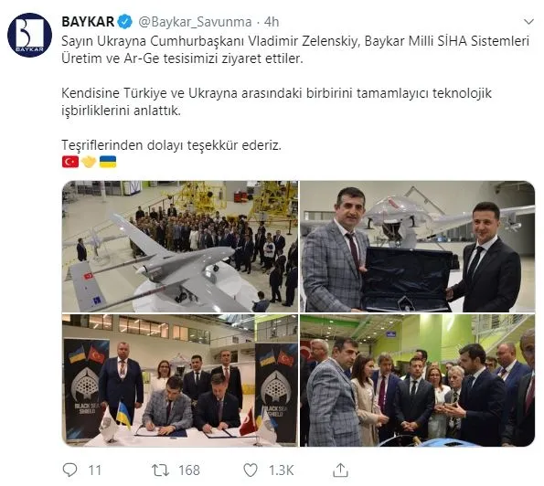 Ukrayna Cumhurbaşkanı Vladimir Zelenskiy'den Baykar tesisine ziyaret - 4