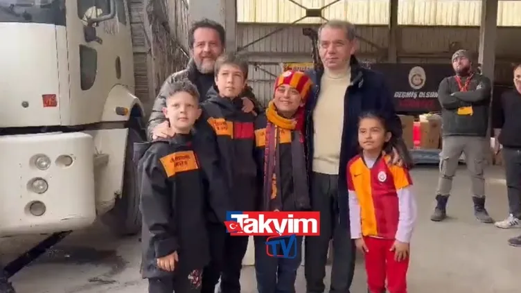 Galatasaray Başkanı Dursun Özbek ve Başkanvekili Erden Timur deprem bölgesine gitti! | GS haberleri