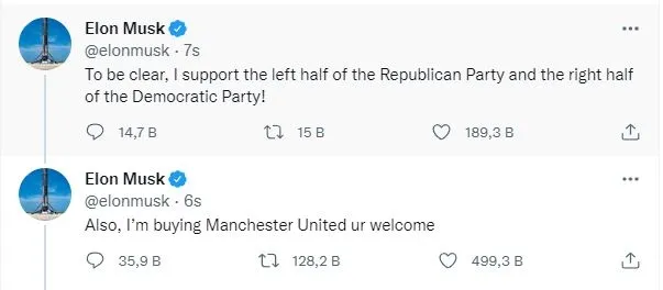 elon-musk-manchester-unitedi-mi-satin-aliyor-pes-pese-tweetledi-1660719547898.jpg Elon Musk Manchester United'ı mı satın alıyor? Peş peşe tweetledi-2