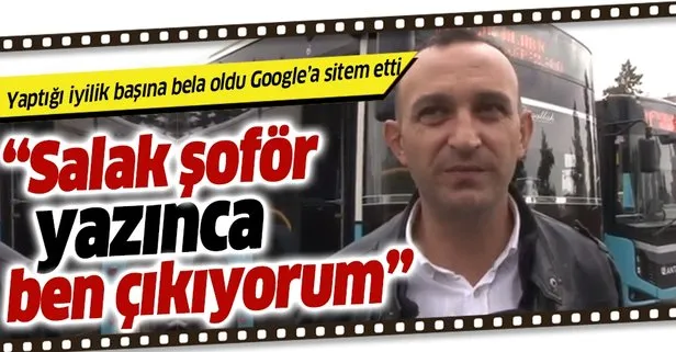 salak sofor yazinca ben cikiyorum