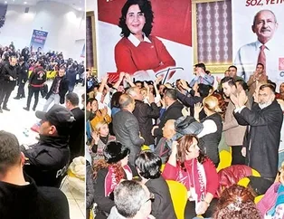 CHP kongresinde büyük kavga! Polis ekipleri çağırıldı!