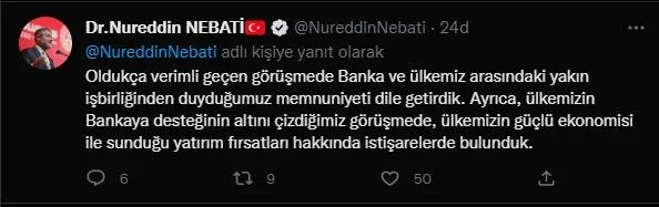 Bakan Nebati'den yeni yatırımlar için kritik temas: İslam Kalkınma Bankası Başkanı Muhammed Al Jasser ile görüştü-2