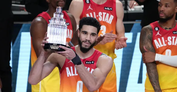 NBA All-Star maçı nefes kesti! Jason Tatum tarihe geçti